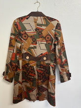 Load image into Gallery viewer, NWT Tea Designs by Michelle N. Vintage Geometric Print Blazer Coat - Size 4
