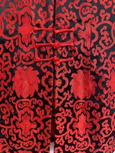 Load image into Gallery viewer, Traditional Chinese Brocade Vest - Red & Black - Size XXXL (Fits Approx. 16-18)