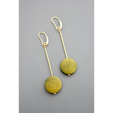 Load image into Gallery viewer, FERE92 Geometric wood earrings