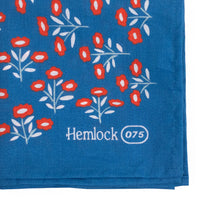 Load image into Gallery viewer, Red White and Blue Floral Cotton Bandana