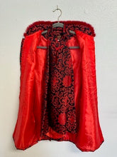 Load image into Gallery viewer, Traditional Chinese Brocade Vest - Red & Black - Size XXXL (Fits Approx. 16-18)