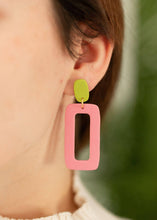 Load image into Gallery viewer, Strawberry Fizz Statement Earrings