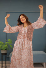 Load image into Gallery viewer, Blush Pink Block Printed Reversible Cotton Vest