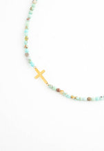 Load image into Gallery viewer, Faithful Necklace in Turquoise