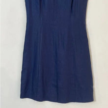 Load image into Gallery viewer, Lafayette 148 Navy Linen Sheath Dress - Size 8