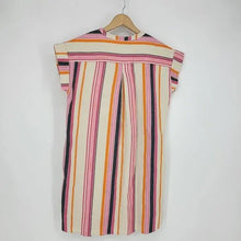 Load image into Gallery viewer, Uncle Frank Pink Orange Stripe Cotton Dress - Large