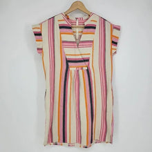 Load image into Gallery viewer, Uncle Frank Pink Orange Stripe Cotton Dress - Large