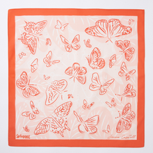 Load image into Gallery viewer, Peachy Keen Small Cotton Furoshiki Wrap
