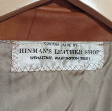 Load image into Gallery viewer, Vintage 60s Custom Hunters Cognac Leather Jacket - Medium
