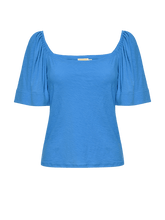 Load image into Gallery viewer, Jayden Flutter Sleeve Tee - Lapis