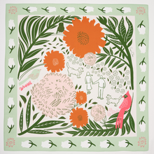 Load image into Gallery viewer, Tranquility Medium Cotton Furoshiki Wrap