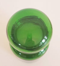Load image into Gallery viewer, Vintage Belgian Glass Green Apothecary Jar