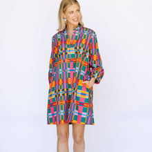 Load image into Gallery viewer, Cotton Jewel Tone Plaid Dress
