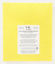 Load image into Gallery viewer, Flower Power Yellow Swedish Dishcloth
