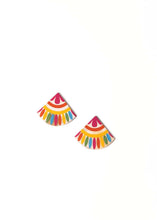 Load image into Gallery viewer, Spanish Bright Painted Tile Earrings
