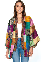 Load image into Gallery viewer, Reversible Kantha Silk Kimono Jacket
