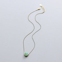 Load image into Gallery viewer, JLT216 malachite mini necklace

