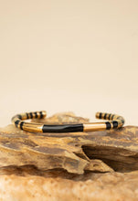 Load image into Gallery viewer, Radiate Hope Cuff in Black
