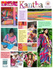 Load image into Gallery viewer, Silk Kantha Patchwork Triangle Bags
