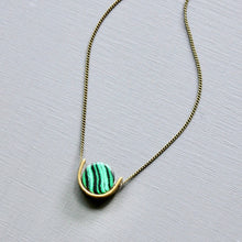 Load image into Gallery viewer, JLT216 malachite mini necklace
