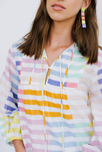 Load image into Gallery viewer, Bright Squares Drop Earrings
