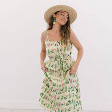 Load image into Gallery viewer, Cotton Floral Beach Dress
