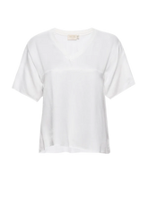 Load image into Gallery viewer, Satin Oversized Tee - White
