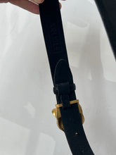 Load image into Gallery viewer, Carlisle Gold &amp; Black Stone Leopard Head Leather Belt - Medium
