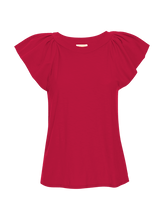 Load image into Gallery viewer, Lorna Ruffle Tank - Raspberry
