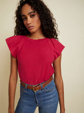 Load image into Gallery viewer, Lorna Ruffle Tank - Raspberry
