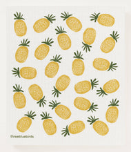 Load image into Gallery viewer, Pineapples Swedish Dishcloth
