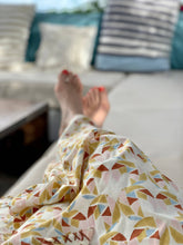 Load image into Gallery viewer, Sunset Cotton Block Printed Mollusk Kaftan
