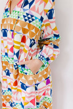 Load image into Gallery viewer, Quilted Print Cotton Maxi Dress
