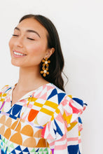 Load image into Gallery viewer, Quilted Print Cotton 3/4 Slevee Dress
