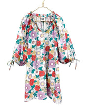 Load image into Gallery viewer, Groovy Floral Cotton Mini Dress
