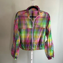Load image into Gallery viewer, Fabletics Colorful Cropped Payton Wind Breaker Jacket
