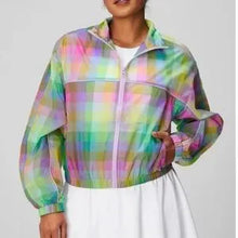 Load image into Gallery viewer, Fabletics Colorful Cropped Payton Wind Breaker Jacket
