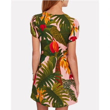 Load image into Gallery viewer, NWT Farm Rio Tropical Cutouts Mini Dress - Medium

