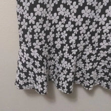 Load image into Gallery viewer, Hutch Black &amp; White Floral Knit Midi Dress - 3XL
