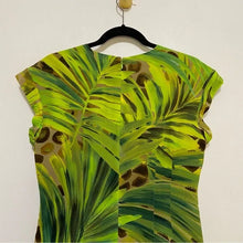 Load image into Gallery viewer, Lafayette 148 Green Palms Silk Dress - Size 0
