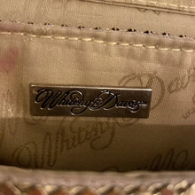 Load image into Gallery viewer, Whiting &amp; Davis Gold Chain Mail Mini Flap Bag
