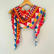 Load image into Gallery viewer, Silk Multi Colored Oblong Scarf
