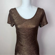 Load image into Gallery viewer, Free People Bronze Moonage Daydream Bodycon Dress - S/M
