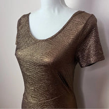 Load image into Gallery viewer, Free People Bronze Moonage Daydream Bodycon Dress - S/M

