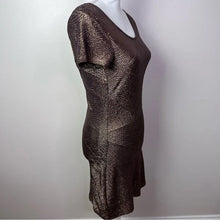 Load image into Gallery viewer, Free People Bronze Moonage Daydream Bodycon Dress - S/M
