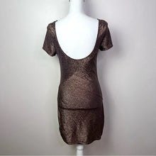 Load image into Gallery viewer, Free People Bronze Moonage Daydream Bodycon Dress - S/M
