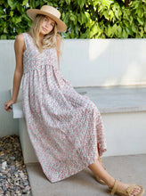 Load image into Gallery viewer, MIRTH Sunset Coral Cotton Maxi Dress - Medium
