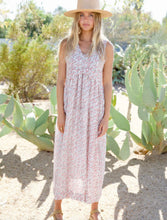 Load image into Gallery viewer, MIRTH Sunset Coral Cotton Maxi Dress - Medium
