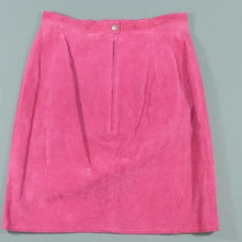 Load image into Gallery viewer, Vintage Pink Suede Mini Skirt - Small
