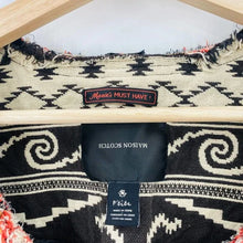 Load image into Gallery viewer, Scotch &amp; Soda Cotton Woven Tapestry Western Aztec Rust Ivory Jacket - XS

